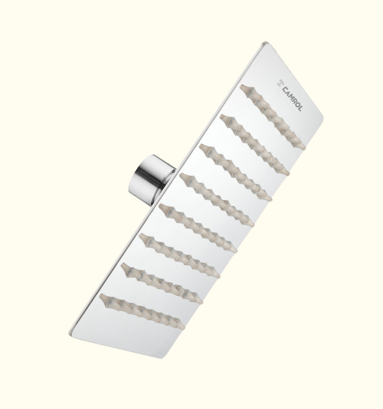 Camrol Stainless Steel Ultra Slim Square 4″ Shower Head – by Camrol®
