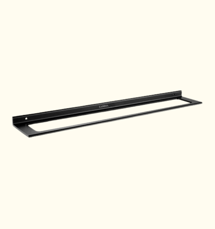 Ember Black Towel Rod (Space Aluminium) – by Camrol®