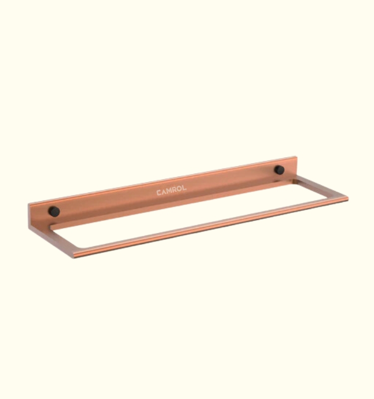 Ember Rose Gold Towel Rod (Space Aluminium) - by Camrol®