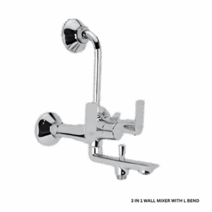 3 In 1 Wall Mixer With L Bend