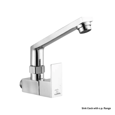 Sink Cock With C.P. Flange