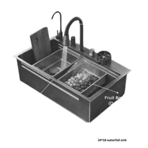 24*18 waterfall sink