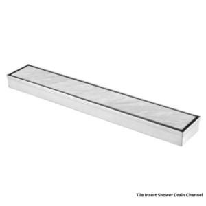Tile Insert Shower Drain Channel
