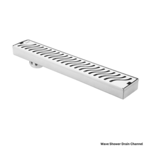 Wave Shower Drain Channel